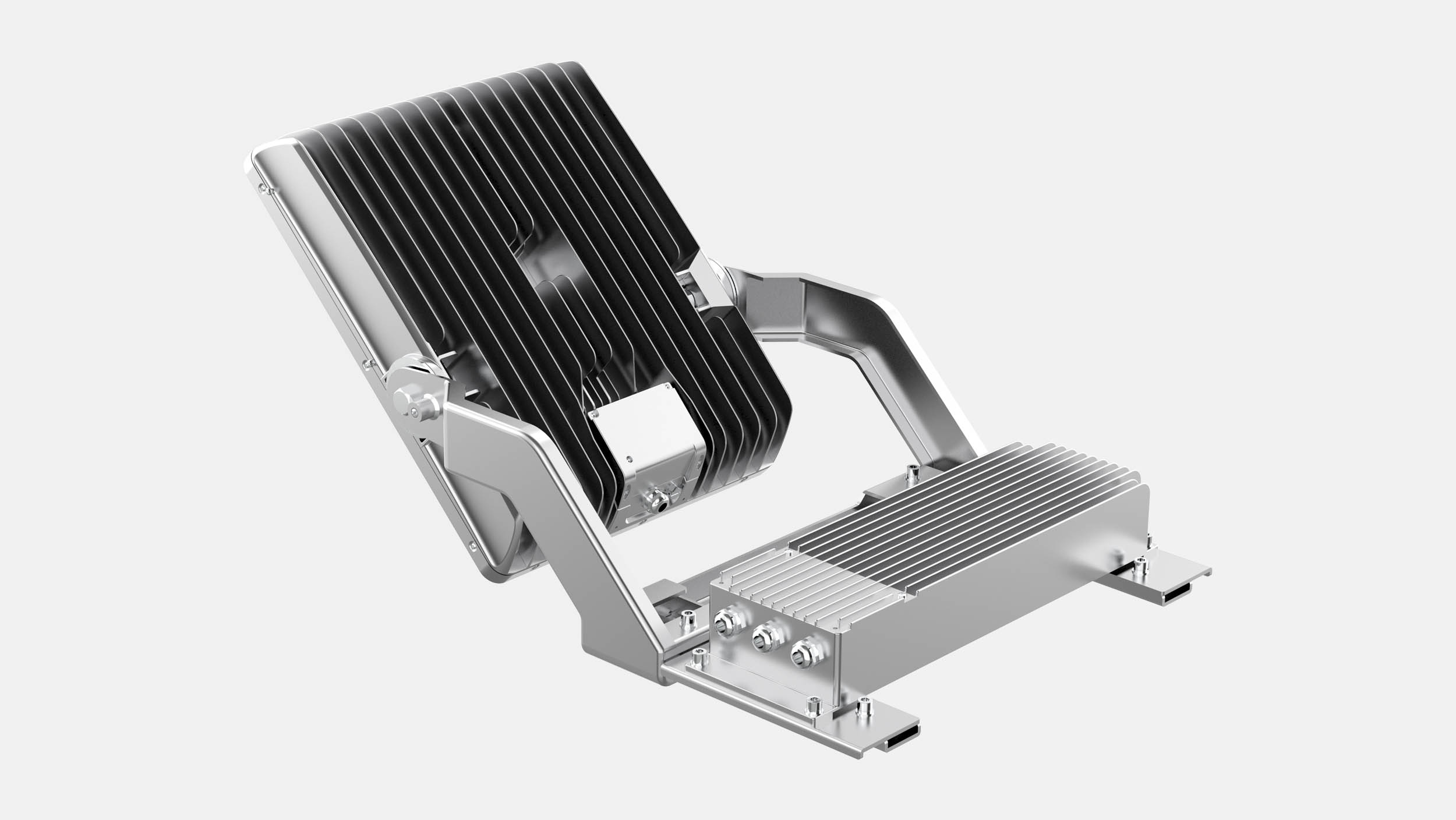 Back cover with hydraulic system